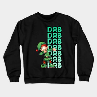 Christmas Elf Dab Dance Crewneck Sweatshirt